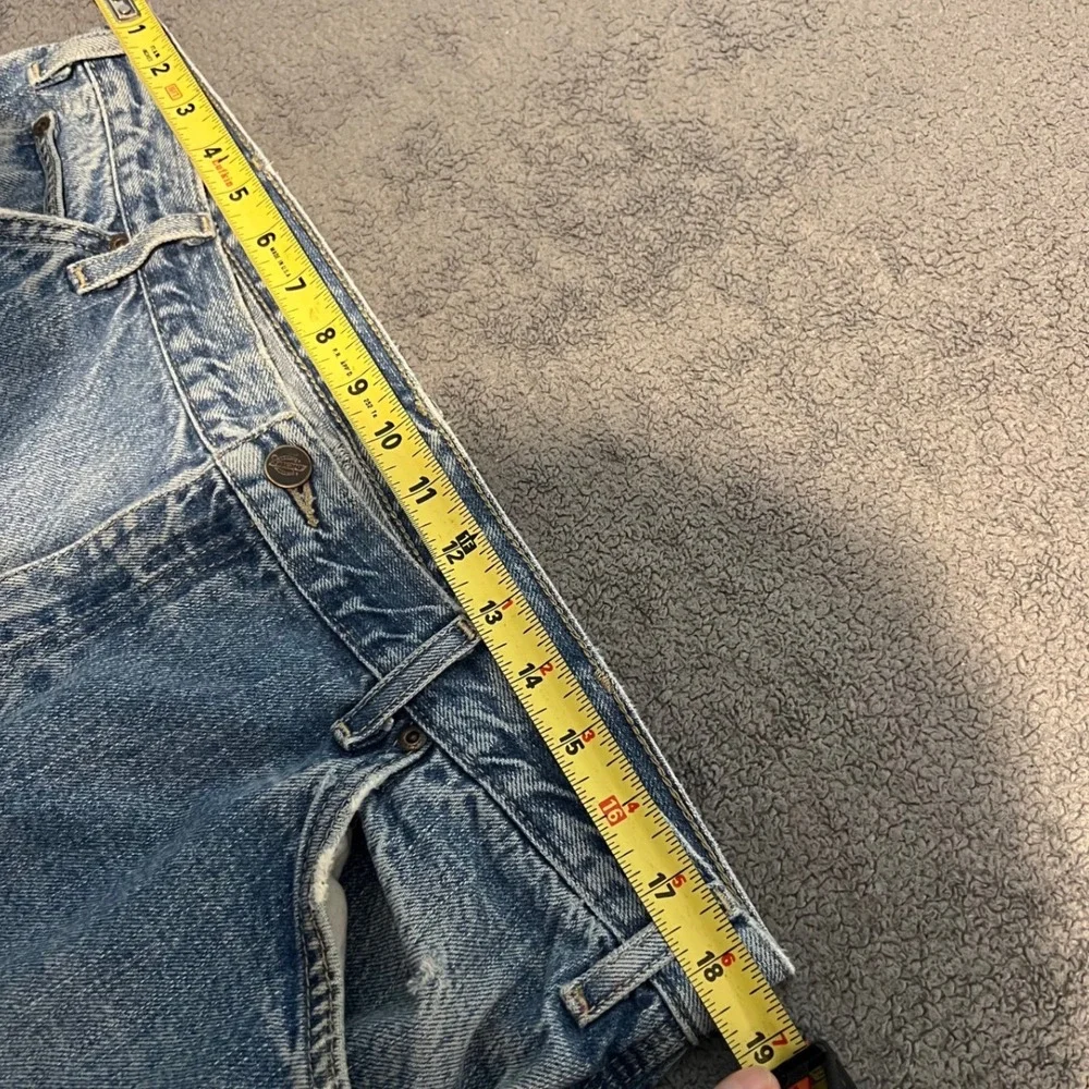 Vintage Dickies Carpenter Jeans Mens 36x30 Distressed Paint Splatter Workwear